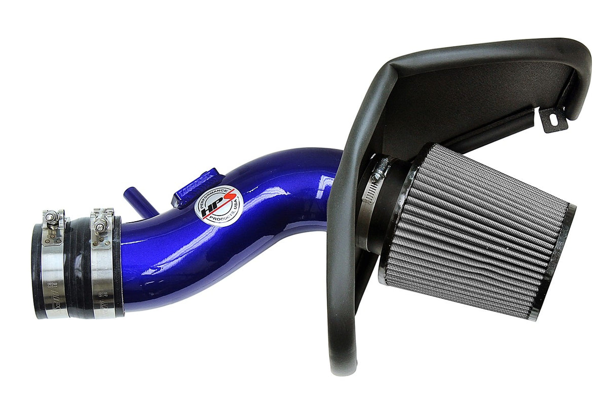 HPS Performance Blue Shortram Air Intake for 2017-2018 Honda Ridgeline 3.5L V6-Air Intake Systems-BuildFastCar-827-621BL-1