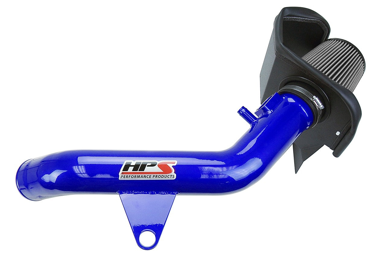 HPS Performance Blue Shortram Air Intake for 2013-2015 BMW 335i 335ix F31 F34 3.0L Turbo N55-Air Intake Systems-BuildFastCar-827-625BL-1