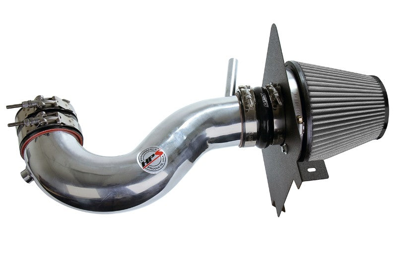 HPS Polish Shortram Air Intake+Heatshield+Filter For 06-10 Dodge Charger 5.7L V8-Air Intake Systems-BuildFastCar-827-627P-1