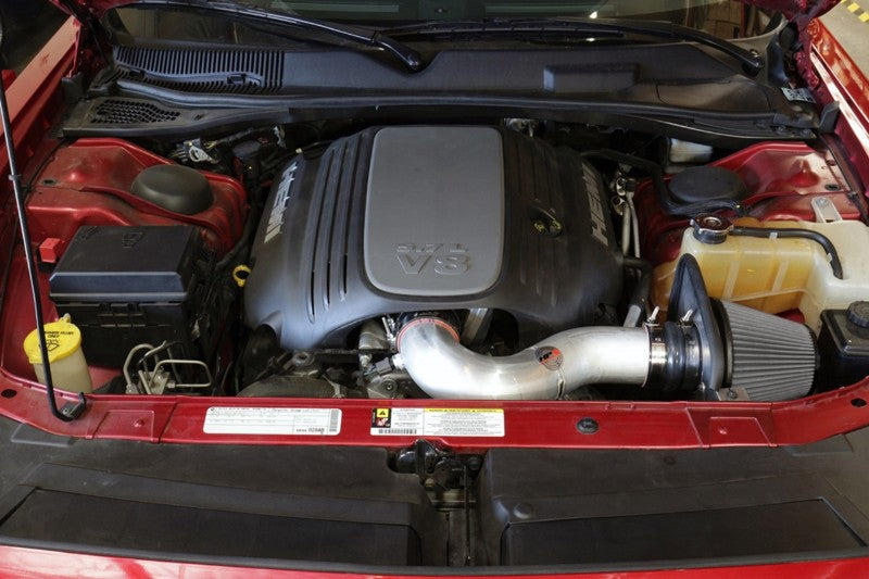 HPS Blue Shortram Air Intake+Heatshield+Filter For 06-10 Dodge Charger 5.7L V8-Air Intake Systems-BuildFastCar-827-627BL-1