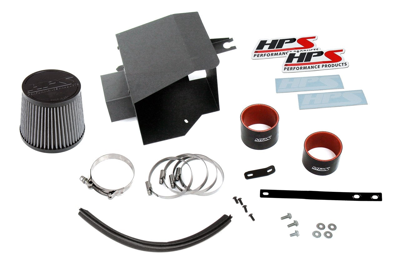 HPS Red Shortram Air Intake Heat Shield Kit for 11-13 BMW 335i 3.0L Turbo N55
