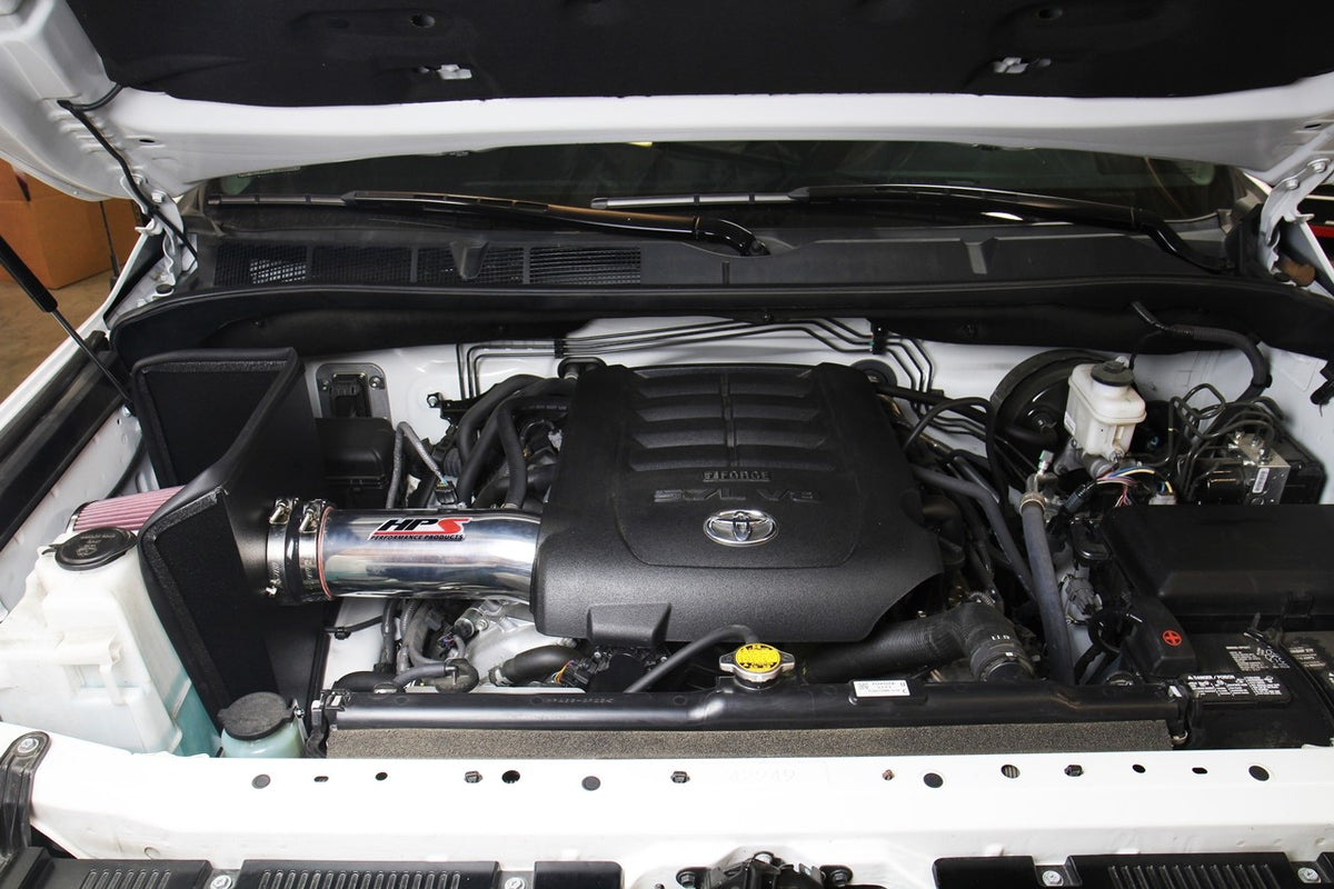 HPS Shortram Air Intake 827-630R Red 2012-2019 Toyota Tundra 5.7L V8  BuildFastCar