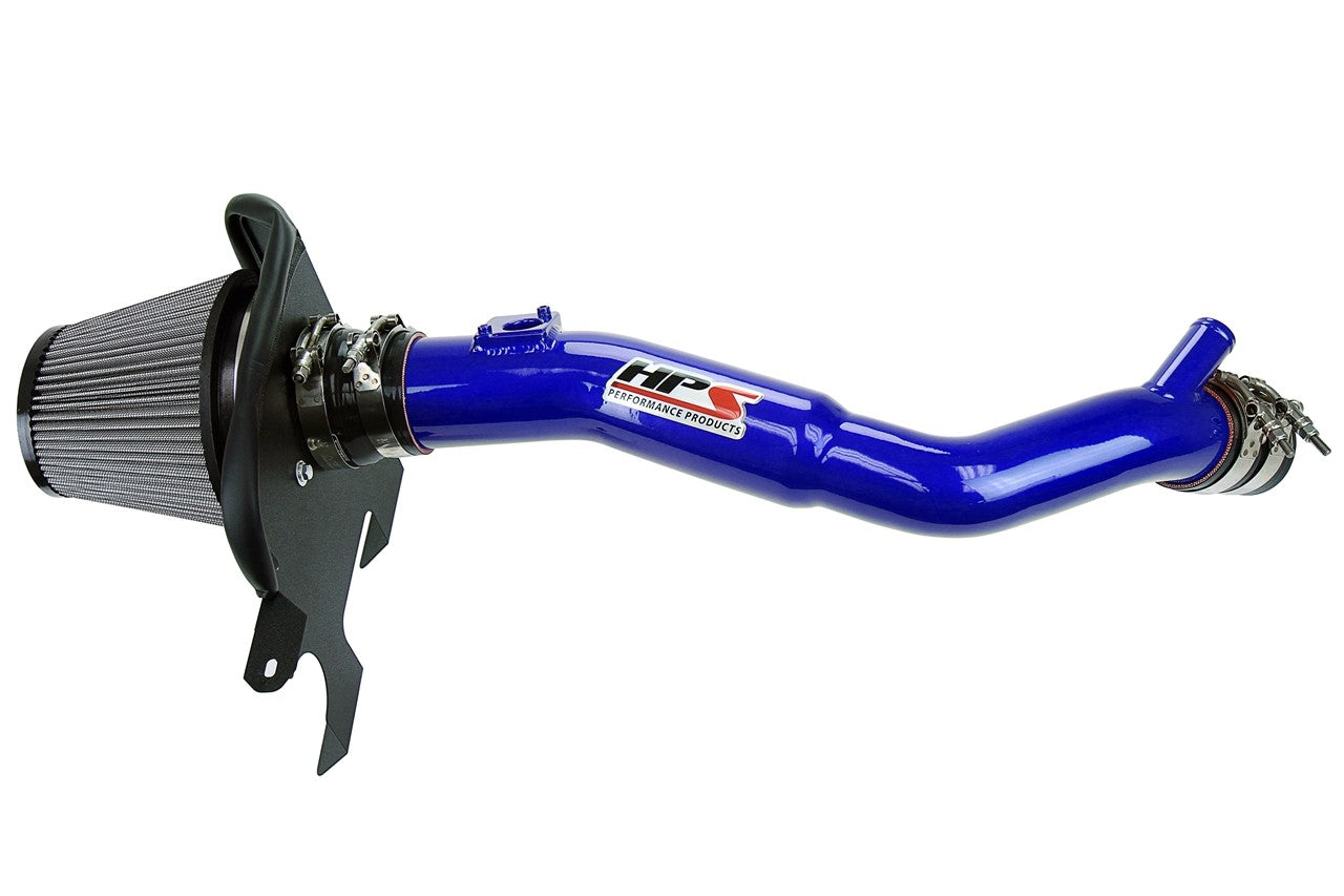 HPS Performance Blue Shortram Air Intake for 2016-2017 Lexus IS200t 2.0L Turbo-Air Intake Systems-BuildFastCar-827-633BL-1