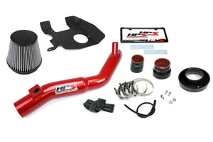 HPS Performance Red Shortram Air Intake for 2016-2017 Lexus IS200t 2.0L Turbo-Air Intake Systems-BuildFastCar-827-633R-1