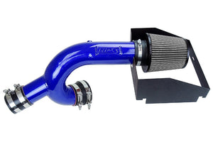 HPS Blue Shortram Air Intake Kit+Heatshield with Filter For 15-16 Ford F-150 3.5L-Air Intake Systems-BuildFastCar-827-634BL-1