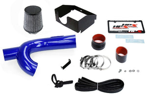 HPS Blue Shortram Air Intake Kit+Heatshield with Filter For 15-16 Ford F-150 3.5L-Air Intake Systems-BuildFastCar-827-634BL-1