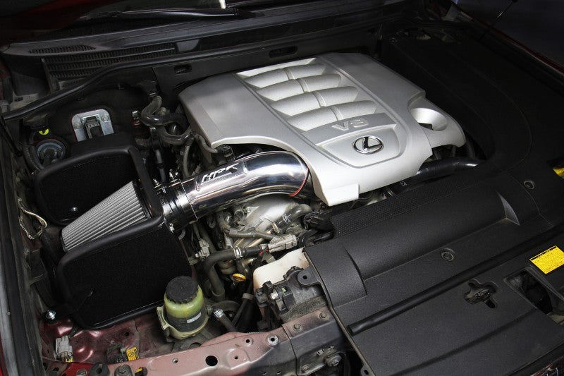 HPS Red Shortram Air Intake Kit+Heatshield with Filter For 08-18 Toyota Land Cruiser-Air Intake Systems-BuildFastCar-827-635R-1