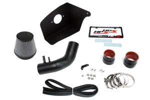 HPS Performance Black Cold Air Intake Kit for 15-17 Ford Mustang 3.7L V6-Air Intake Systems-BuildFastCar-827-638WB