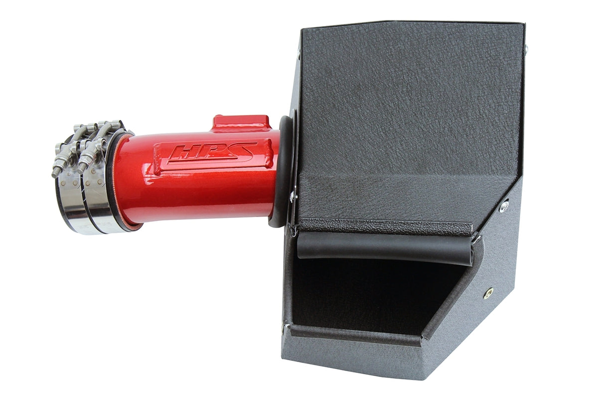HPS Red Shortram Air Intake Heat Shield Kit 18-22 Honda Accord 2.0L Turbo CV2