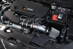 HPS 827-656WB Black Aluminum Shortram Air Intake w/Heat Shield For 18-20 Honda Accord 2.0L Turbo