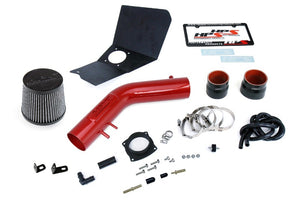 HPS Red Shortram Air Intake Kit+Heatshield with Filter For 95-99 Toyota Tacoma-Air Intake Systems-BuildFastCar-827-663R-1