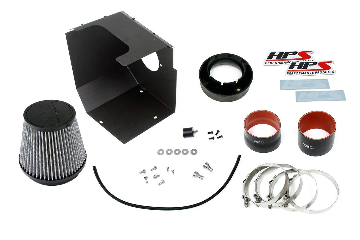 HPS Polish Aluminum Shortram Air Intake Heat Shield 827-674P 827-674P