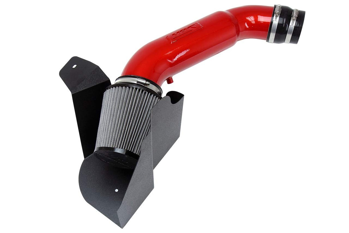 HPS Performance Red Shortram Air Intake Kit for 2012-2015 Audi A6 Quattro 3.0L Supercharged (C7)-Air Intake Systems-BuildFastCar