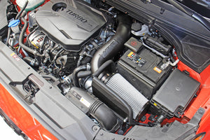 HPS Cold Air Intake Kit 19-20 Hyundai Veloster 1.6L Turbo Black Short Cool Ram Heat Shield 827-678WB