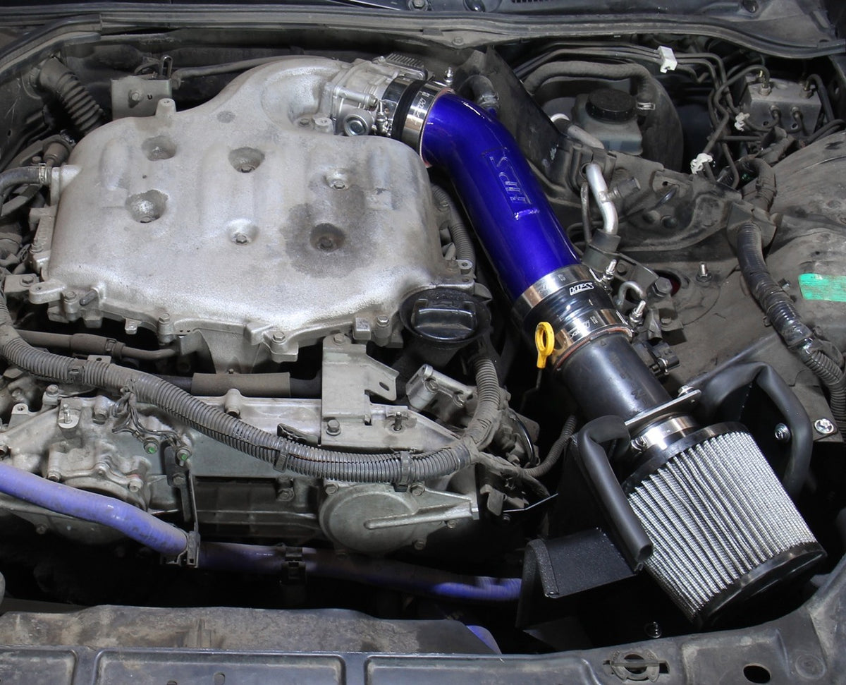 HPS Polish Shortram Air Intake Heat Shield Kit For 03-07 Infiniti G35 Coupe 3.5L V6