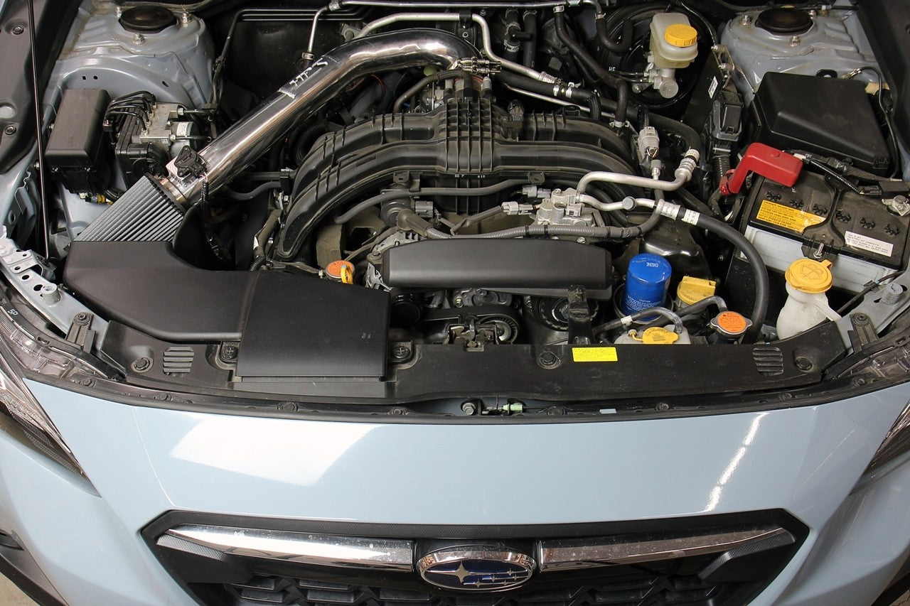 HPS Black Shortram Air Intake Kit w/Heat Shield For Subaru 17-24 Impreza / 18-24 Crosstrek 2.0L Non Turbo (GK GT GU)