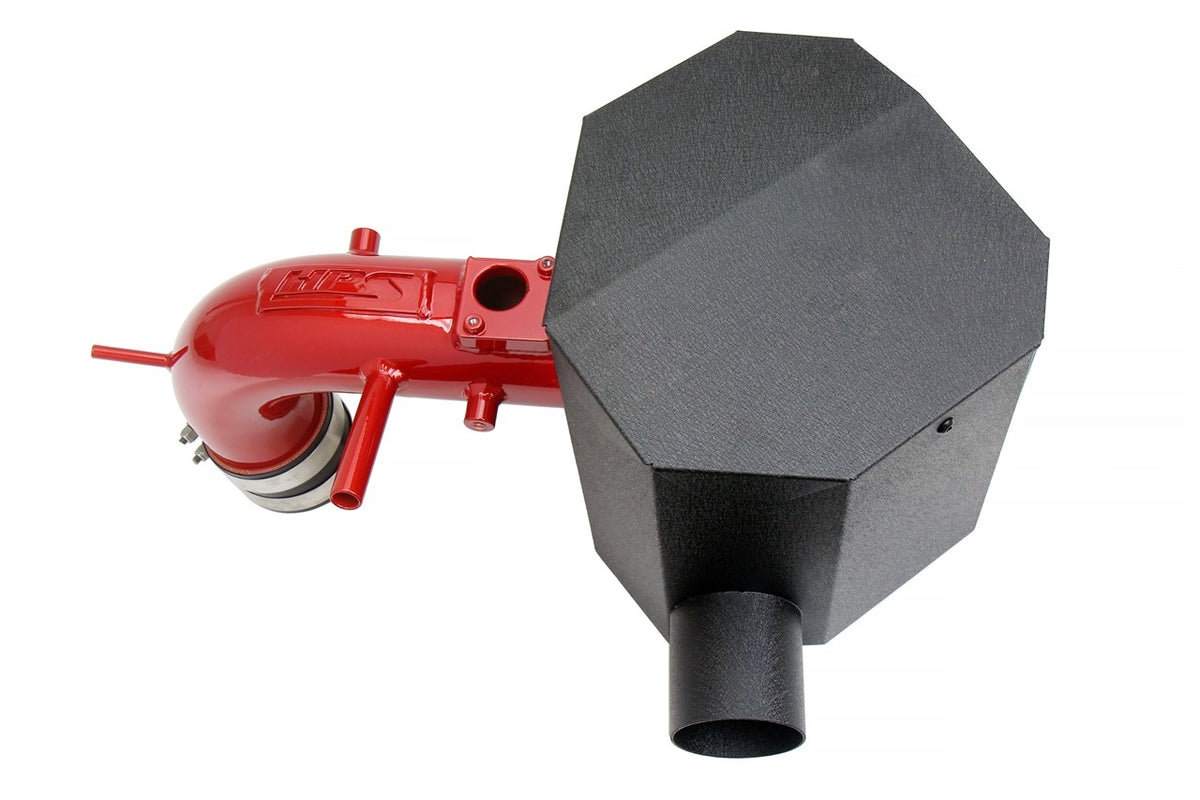 HPS Red Shortram Air Intake with Heat Shield For 12-17 Toyota Camry 2.5L XV50