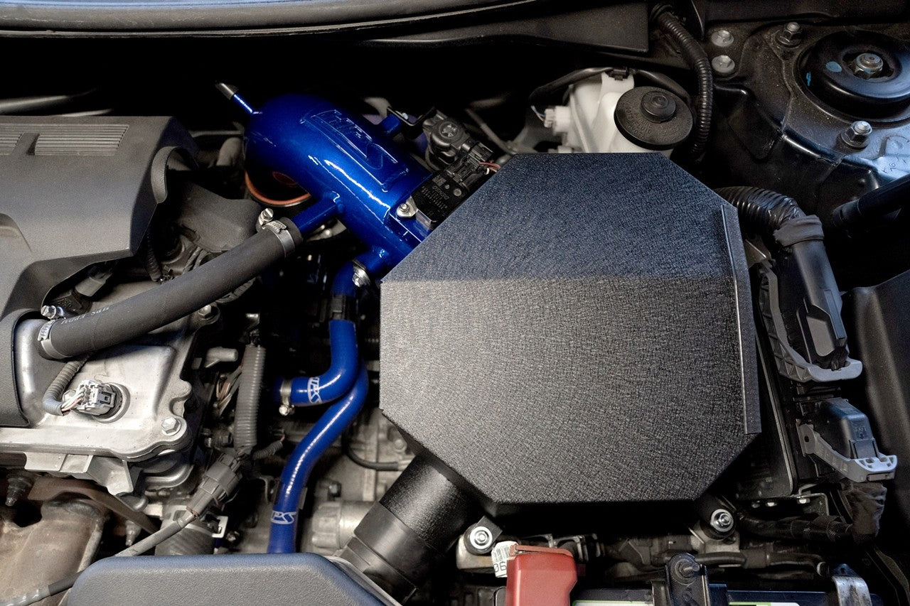 HPS Blue Shortram Air Intake with Heat Shield For 12-17 Toyota Camry XV50