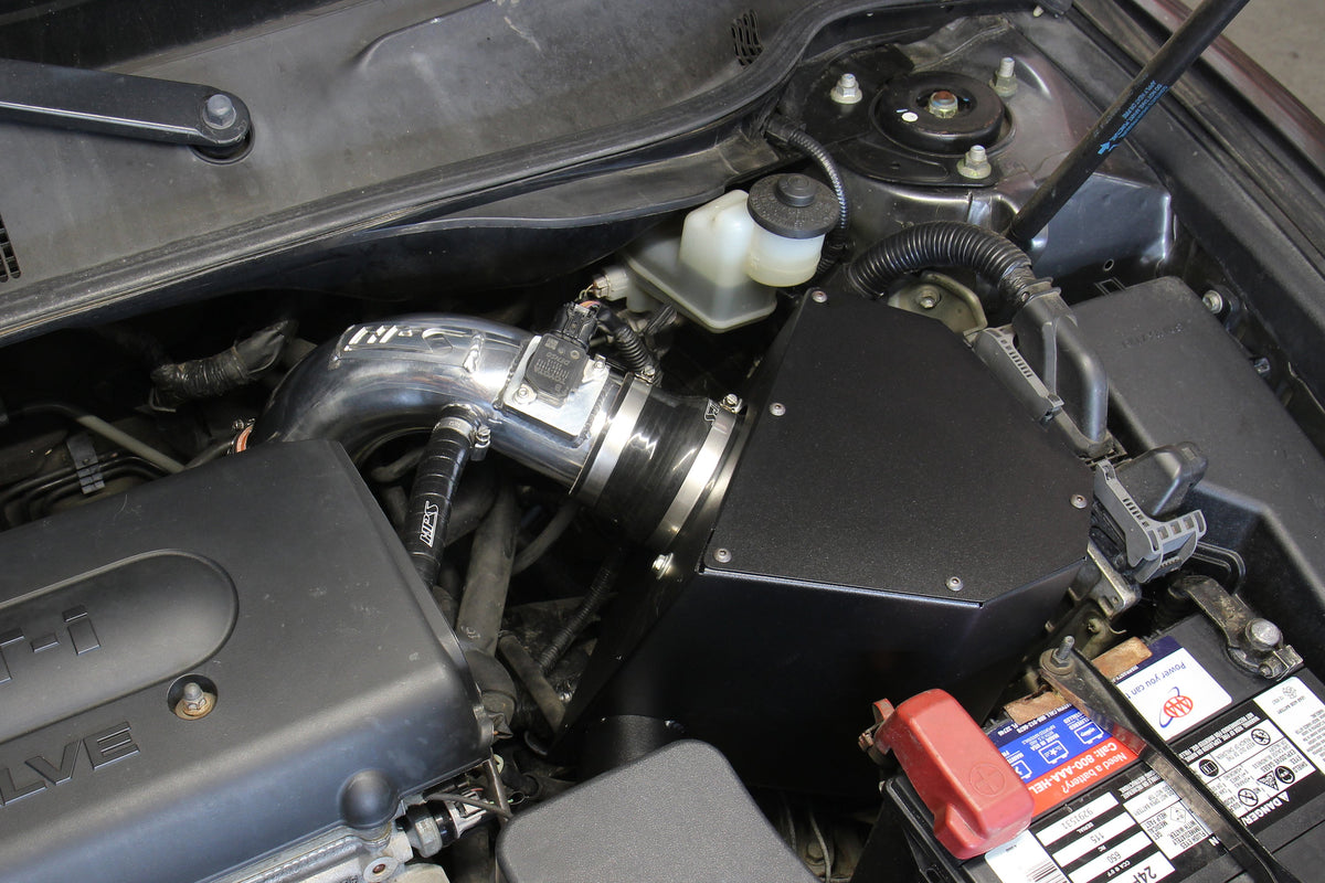HPS Polish Shortram Air Intake Heat Shield Kit For 07-09 Toyota Camry 2.4L XV40