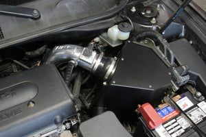 HPS Polish Shortram Air Intake Kit w/Heat Shield For 07-09 Toyota Camry 2.4 XV40