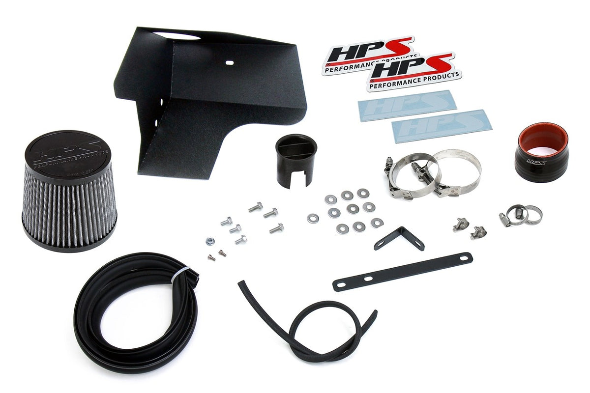 HPS Polish Shortram Air Intake Heat Shield Kit For 06-11 Honda Civic 1.8L FA FG