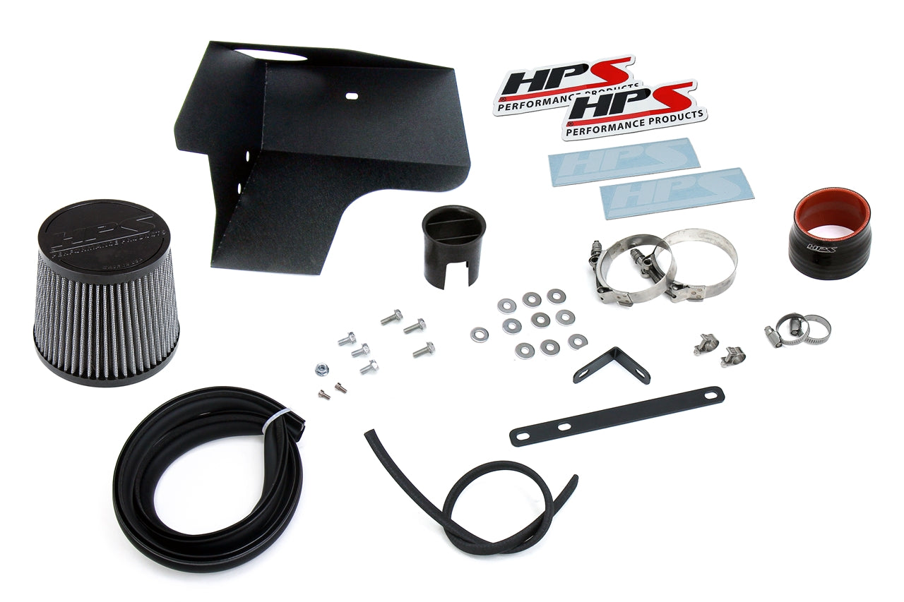 HPS Red Shortram Air Intake with Heat Shield For 06-11 Honda Civic 1.8L FA FG