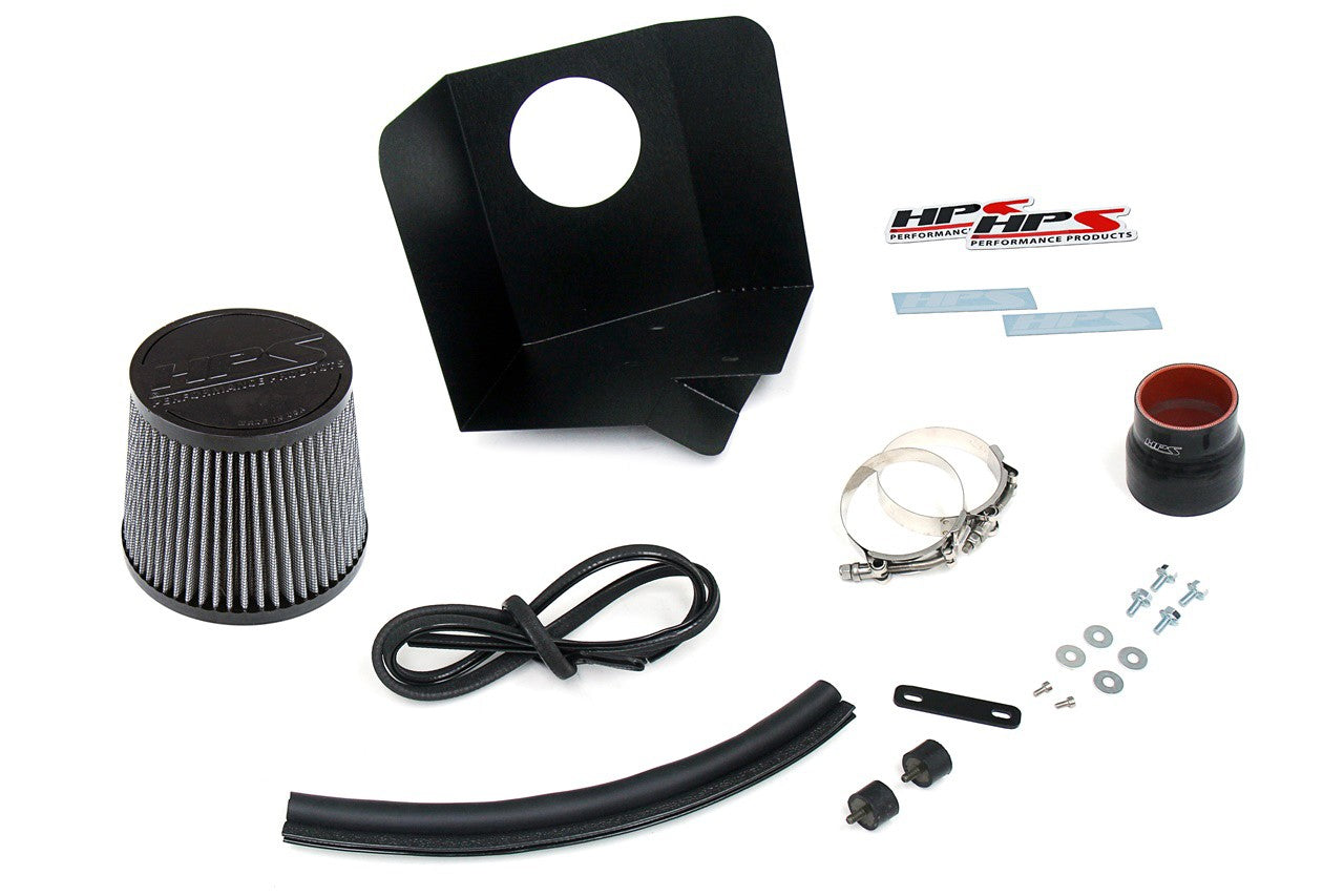 HPS Shortram Air Intake Kit 2008-2015 Scion xB 2.4L, Includes Heat Shield, Blue