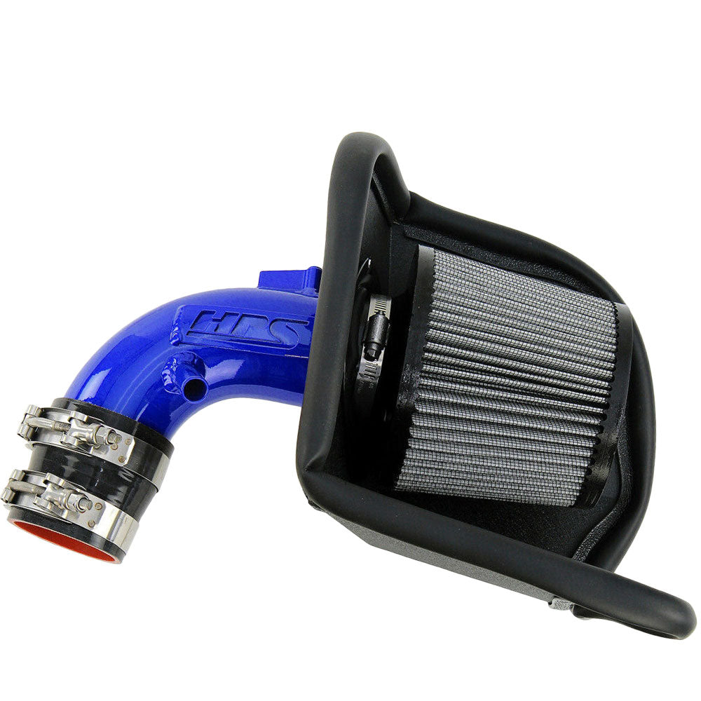 HPS Blue 2.75" Pipe Shortram Air Intake w/heatshield For 12-15 Honda Civic 1.8L FG FB