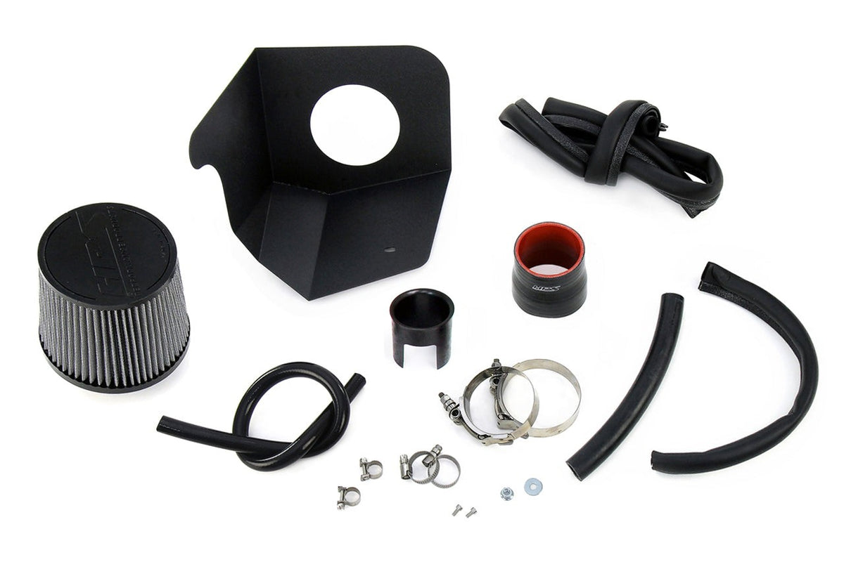 HPS Red Shortram Air Intake Heat Shield Kit For 12-15 Honda Civic 1.8L FG FB