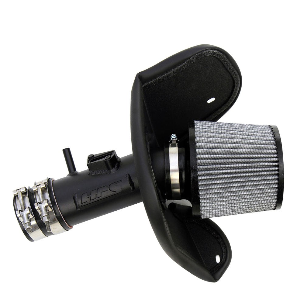 HPS Black Shortram Air Intake w/Heatshield 10-14 Acura TSX 3.5L V6 CU4 827-701WB