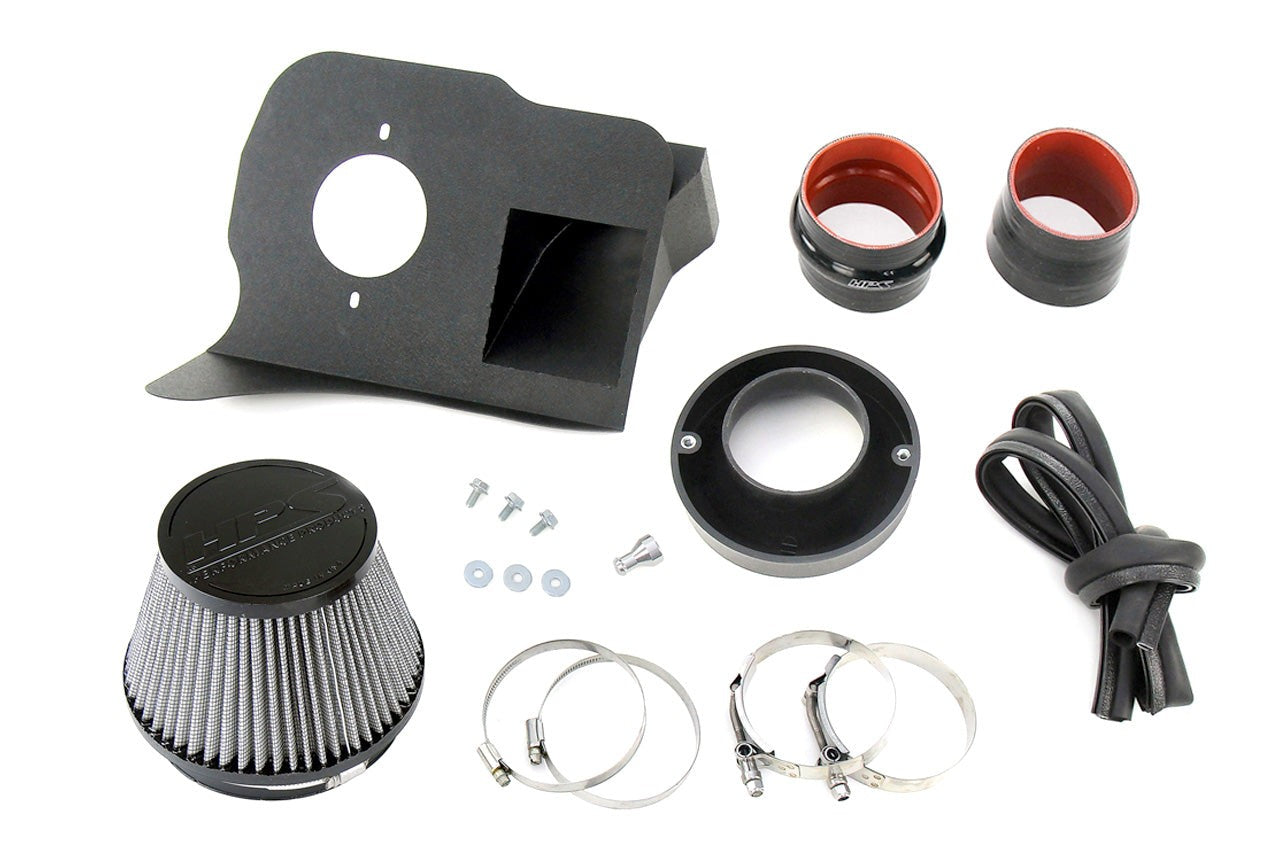 HPS Polish Shortram Air Intake Kit w/Heat Shield For BMW 19-23 X5 / 20-23 X6 / 19-22 X7 3.0L B58 Turbo