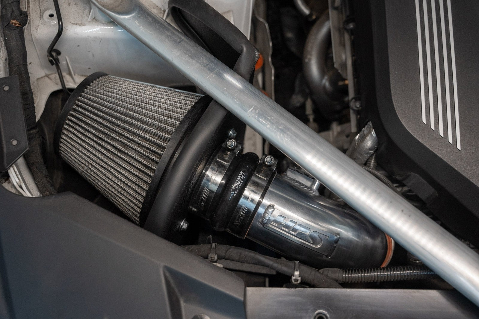 HPS Blue Shortram Air Intake Heat Shield Kit For 19-23 BMW X5 / 20-23 X6 / 19-22 X7 3.0L B58