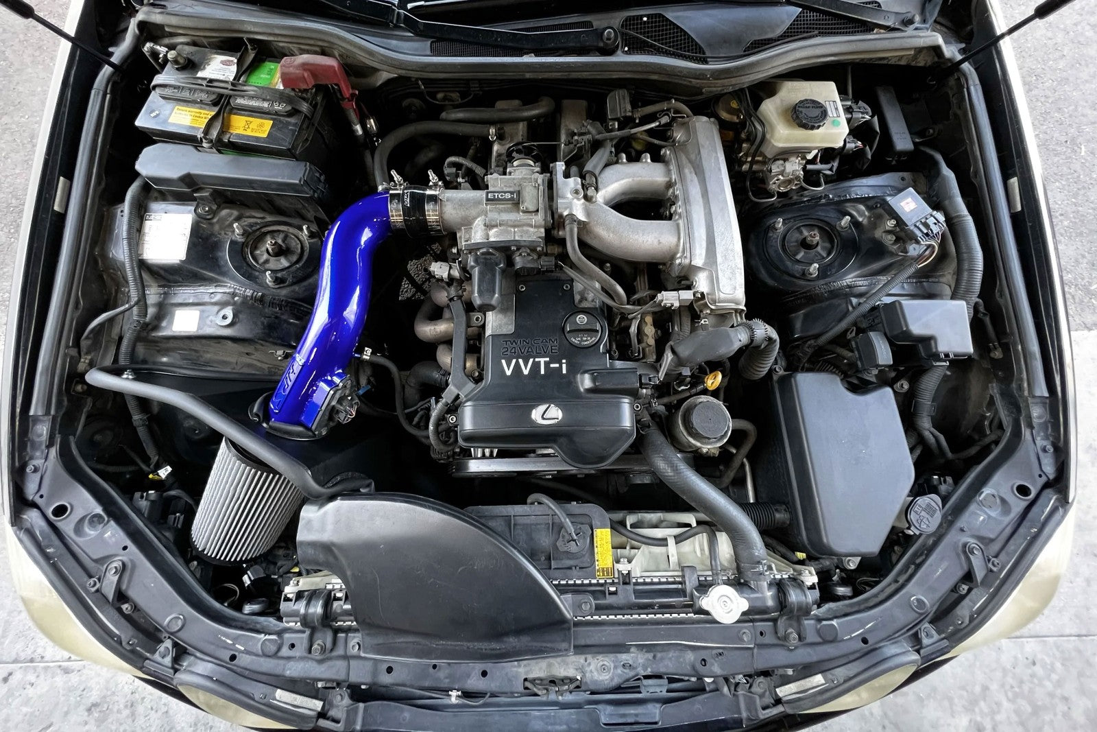 HPS Blue Aluminum Shortram Air Intake Heat Shield 827-705BL 827-705BL