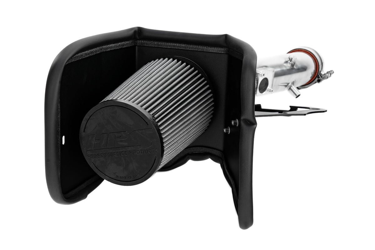 HPS 827-718P Polish Shortram Air Intake 12-15 Toyota Tacoma 4.0L V6 827-718P