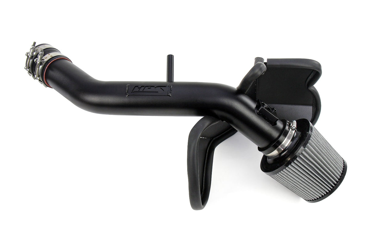 HPS Black 827-720WB Shortram Air Intake Kit w/Heat Shield 827-720WB