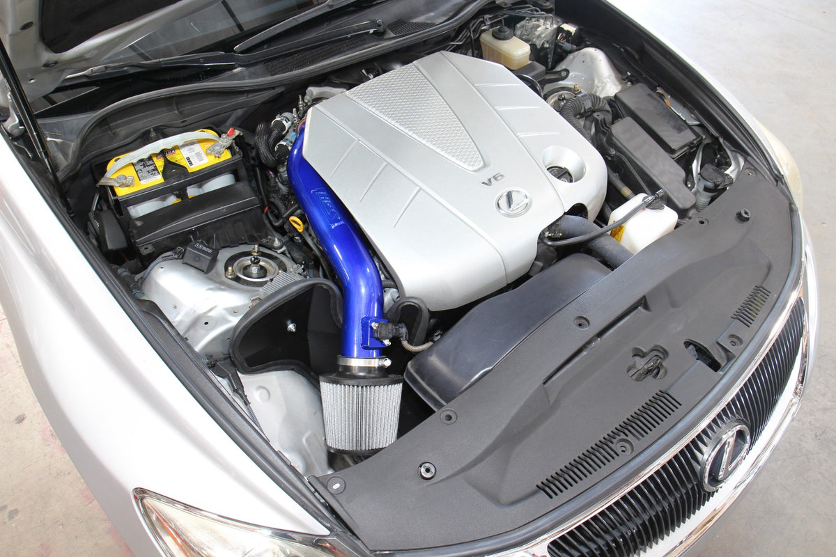 HPS Polish 827-720P Shortram Air Intake Kit w/Heat Shield 827-720P