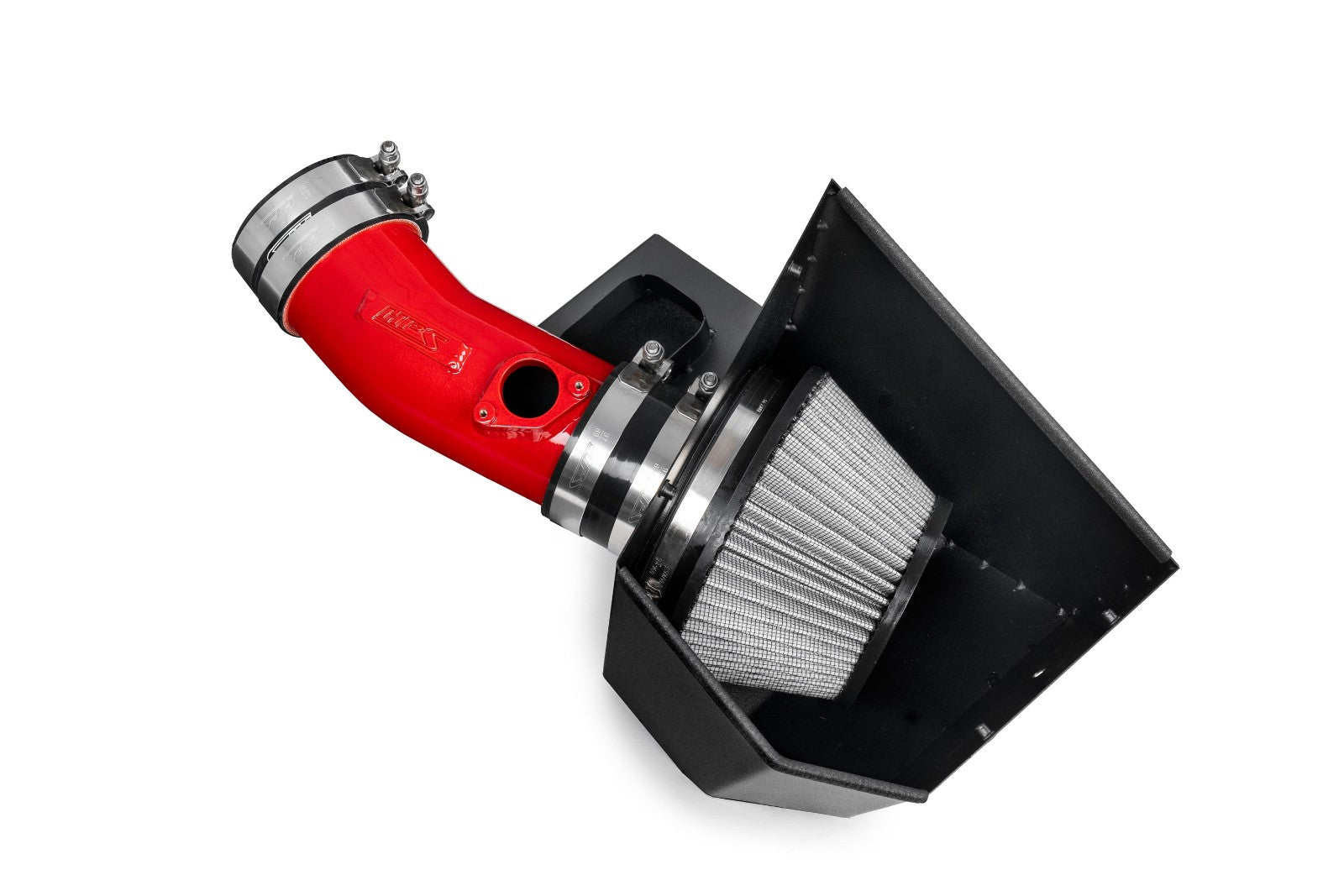 HPS 827-728R Red Shortram Air Intake w/Heat Shield 827-728R