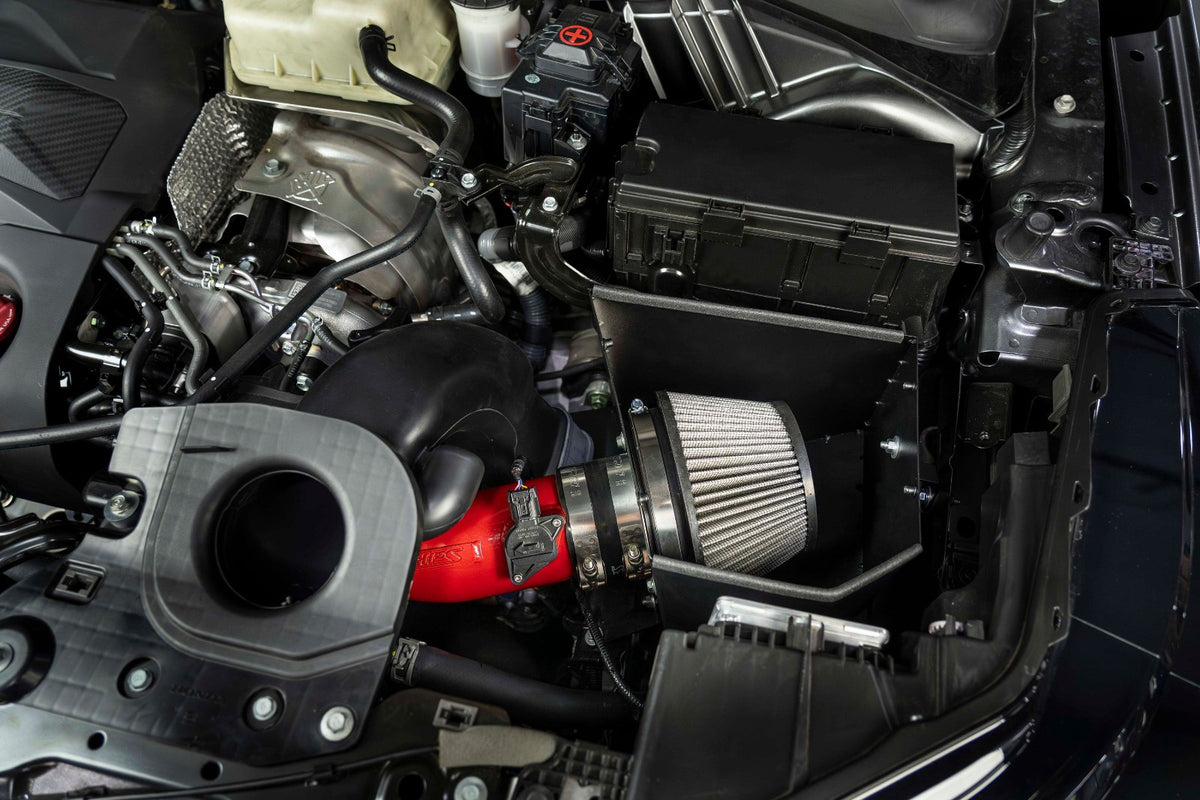 HPS 827-728R Red Shortram Air Intake w/Heat Shield 827-728R