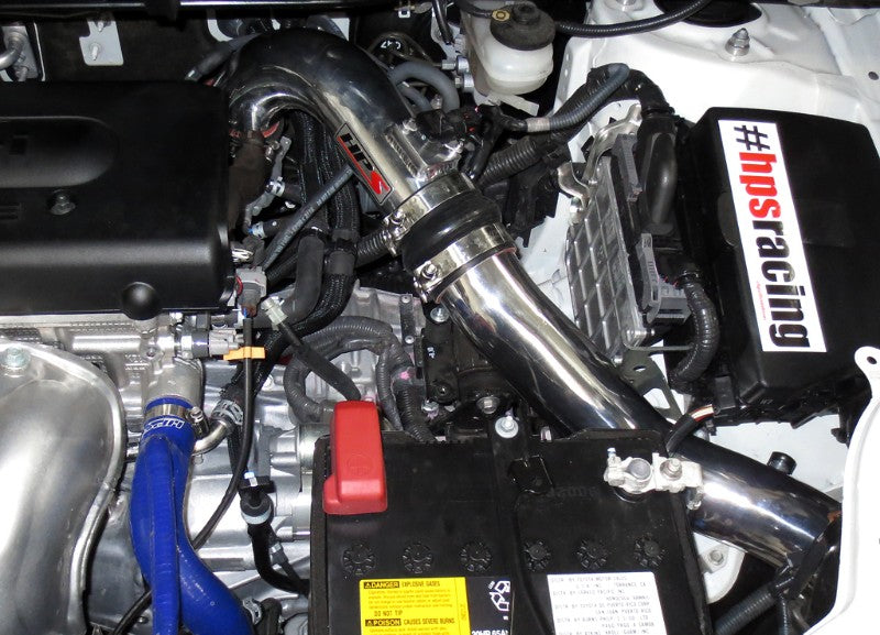 HPS Polish Cold Air Intake Kit with Filter For 08-15 Scion xB 2.4L-Air Intake Systems-BuildFastCar-837-501P