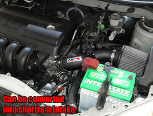HPS Black Cold Air Intake Kit with Filter For 03-04 Toyota Matrix XR 1.8L-Air Intake Systems-BuildFastCar-837-513WB-3