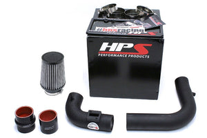 HPS Black Cold Air Intake Kit with Filter For 15-18 Honda Fit 1.5L Manual Trans-Air Intake Systems-BuildFastCar-837-568WB