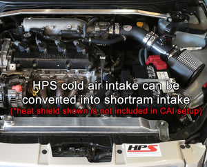 HPS Black Cold Air Intake Kit with Filter For 02-06 Nissan Altima 2.5L 4Cyl-Air Intake Systems-BuildFastCar-837-570WB