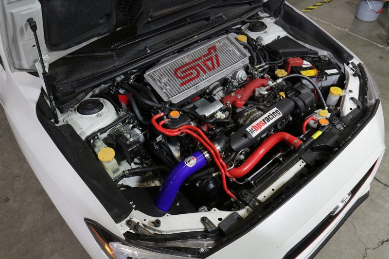 HPS Blue Cold Air Intake Kit with Filter For 15-17 Subaru WRX STI 2.5L Turbo-Air Intake Systems-BuildFastCar-837-573BL-1