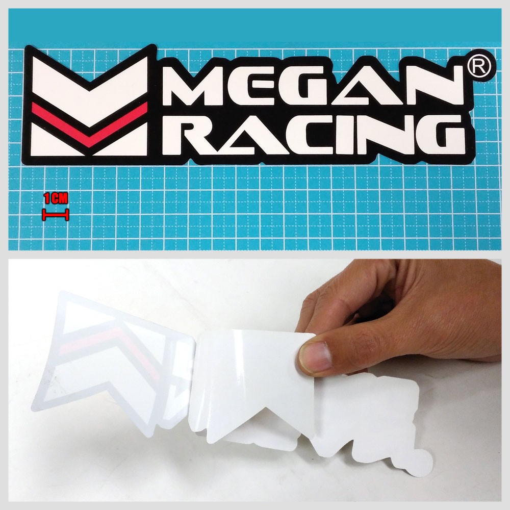 Megan Racing Logo Vinyl Flex Decals Stickers BuildFastCar