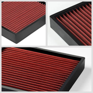 Red High Flow OE Style Drop-In Panel Cabin Air Filter For Camry IS200t iM tC-Interior-BuildFastCar