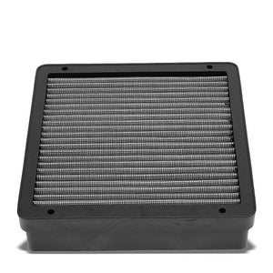 Silver High Flow Cotton Wash/Reusable Drop-In Panel Air Filter For 02-07 Lancer-Performance-BuildFastCar
