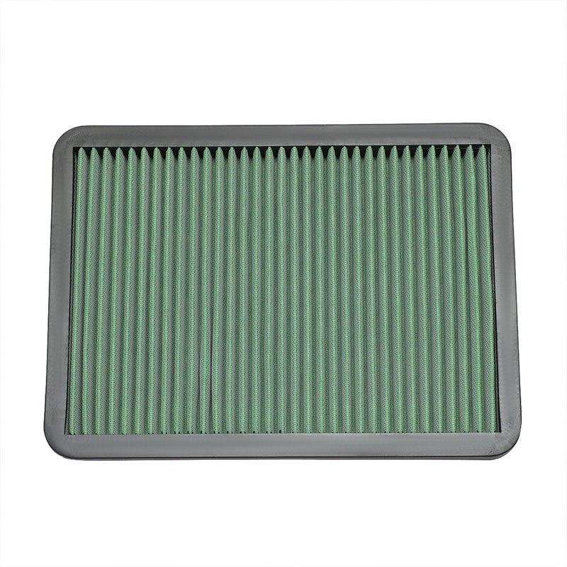 Green High Flow Cotton Washable Drop-In Panel Air Filter For 03-08 4Runner 4.7L-Performance-BuildFastCar