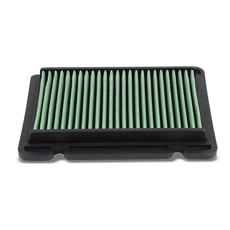 Green High Flow Performance Washable Drop-In Panel Air Filter For 04-11 Aveo-Performance-BuildFastCar