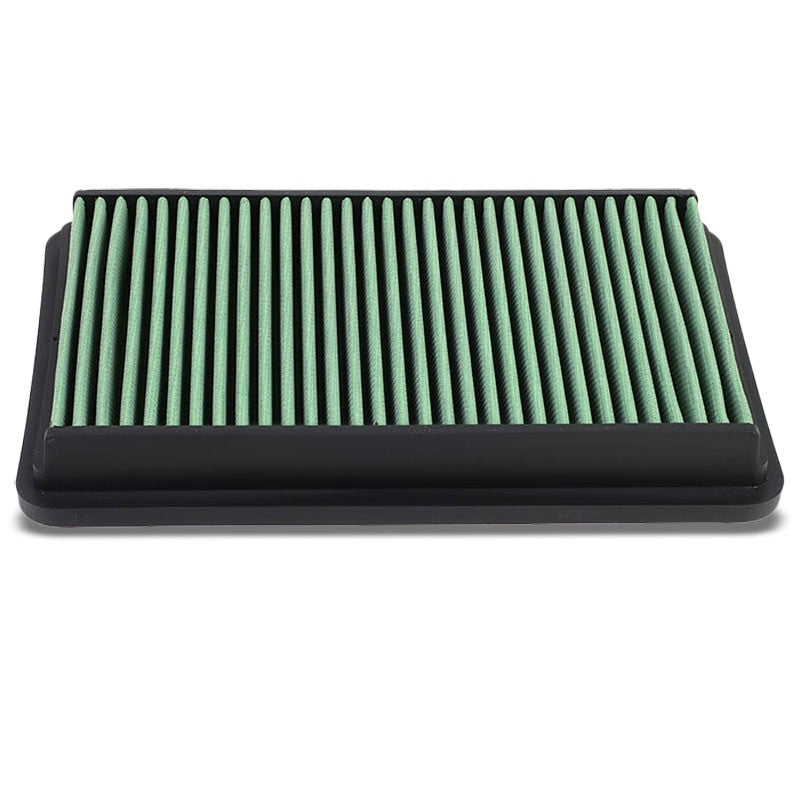 Green High Flow Direct Replacement Drop-In Panel Air Filter For 05-09 Tucson-Performance-BuildFastCar