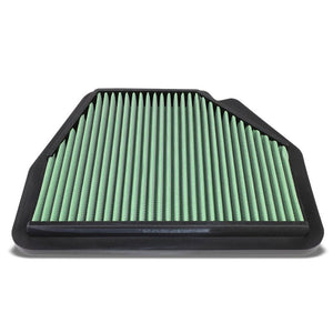 Green High Flow Cotton OE Style DropIn Panel Air Filter For 07-15 Opel Antara V6-Performance-BuildFastCar